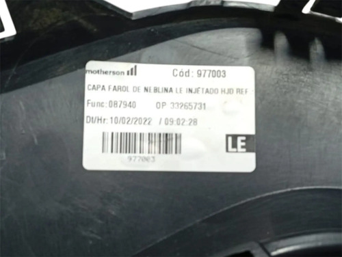 Moldura De Milha Lado Esquerdo Renault Duster 2020 A 2022 Preto Esquerdo - Imagem 5