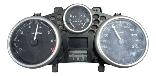Painel De Instrumento Peugeot 207 1.4 2008 A 2012 Preto