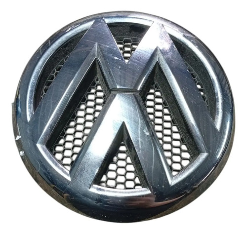 Emblema Grade Dianteira Volkswagen Amarok 2010 A 2015 Cinza