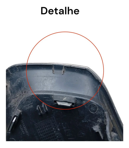 Moldura De Milha Lado Dir Renault Sandero 2015 A 2022 Preto Direito - Imagem 3