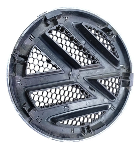 Emblema Grade Dianteira Volkswagen Amarok 2010 A 2015 Cinza - Imagem 4