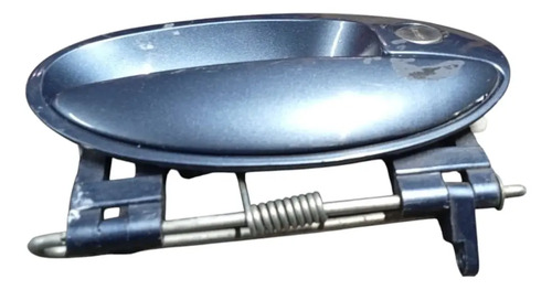Maçaneta Externa Dianteira Direita Celta Prisma 2007 Á 2012 Azul - Imagem 2