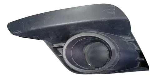 Moldura Farol Milha Esquerdo Renault Logan 2020 A 2023 Preto Esquerdo