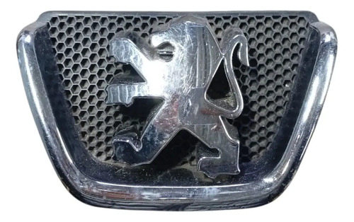 Emblema Logo Grade Parachoque Peugeot 206 1998 A 2010 Preto
