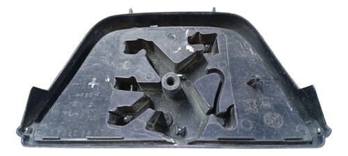 Emblema Logo Grade Parachoque Peugeot 206 1998 A 2010 Preto - Imagem 4
