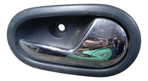 Maçaneta Interna Lado Direito Renault Sandero 2014 A 2018 Preto Dianteira/traseira - Imagem 3