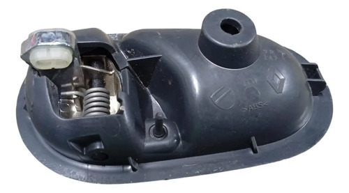Maçaneta Interna Lado Direito Renault Sandero 2014 A 2018 Preto Dianteira/traseira - Imagem 4