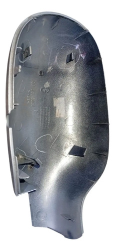 Capa Retrovisor Lado Esquerdo Renault Clio 2008 A 2010 Cinza - Imagem 5