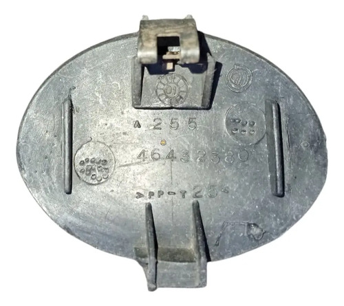 Tampa Reboque Traseiro Fiat Palio 1999 2000 2001 2002 Preto - Imagem 4
