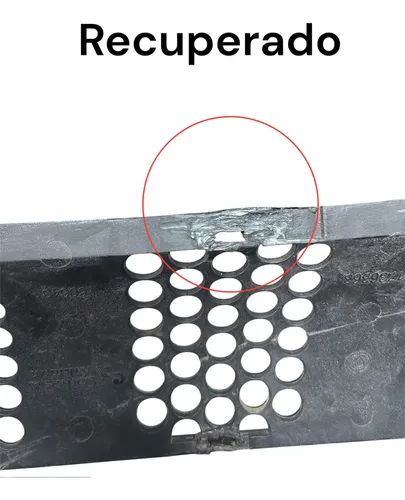 Grade Do Parachoque Fiat Strada 2005 A 2012 Original Preto Normal - Imagem 2