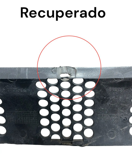 Grade Do Parachoque Fiat Strada 2005 A 2012 Original Preto Normal - Imagem 3