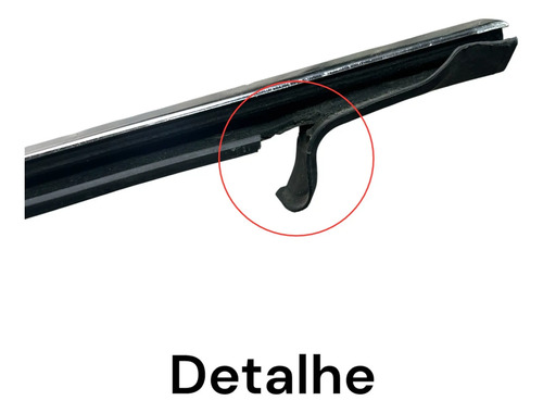Friso Para Portas Pestana Volkswagen Jetta 2012 Com Detalhe Cinza - Imagem 2