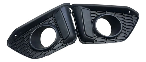 Par Moldura De Milha Honda Fit 2015 Preto Ambos Lados - Imagem 3