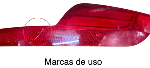 Refletor Olho De Gato Hyundai Creta Lado Esq 2017 A 2019 Vermelho - Imagem 3