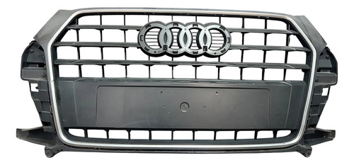 Grade Frontal Parachoque Audi Q3 2016 A 2019 Original Preto