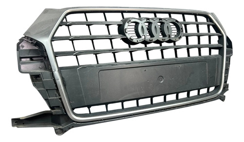 Grade Frontal Parachoque Audi Q3 2016 A 2019 Original Preto - Imagem 2