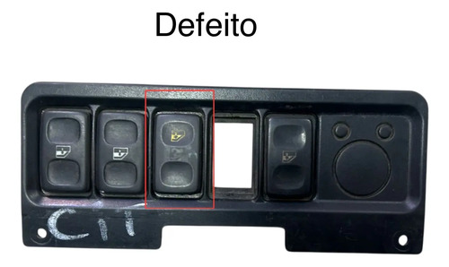 Botão Comando Vidro Elétrico Volkswagen Polo 1997 A 1999 - Imagem 2