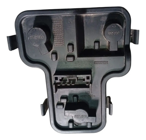 Circuito Soquete Lanterna Fiat Uno 2006 A 2009 Lado Direito Direito/passageiro Preto - Imagem 4