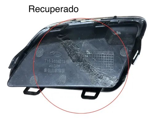 Cobertura Parachoque Tras Chery Tiggo 7 2019 A 2022 Lado Dir Preto - Imagem 2