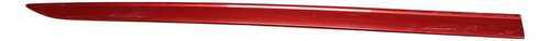 Friso Para Porta Volkswagen Nivus 2021 A 2023 Dianteiro Esq Vermelho - Imagem 3
