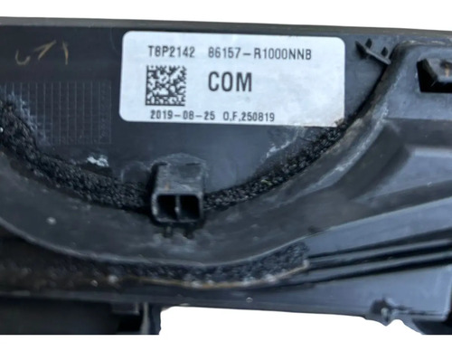 Grade Churrasqueira Hyundai Hb20 2020 2021 2022 Preto Normal - Imagem 7