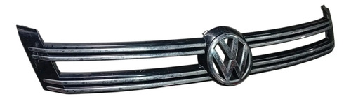 Grade Superior Parachoque Volkswagen Tiguan 2012 A 2016 Preto Brilhante - Imagem 2