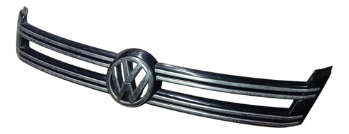 Grade Superior Parachoque Volkswagen Tiguan 2012 A 2016 Preto Brilhante - Imagem 3