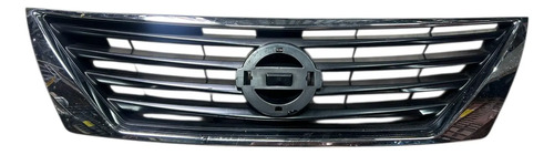 Grade De Parachoque Nissan Versa 2012 A 2016 Preto Brilhante