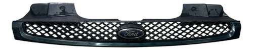 Grade De Parachoque Ford Fiesta 2003 A 2007 Preto Fosco - Imagem 2
