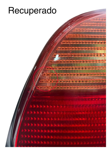 Lanterna Traseira Peugeot 206 1999 A 2005 Lado Direito Direito/passageiro Vermelho - Imagem 3