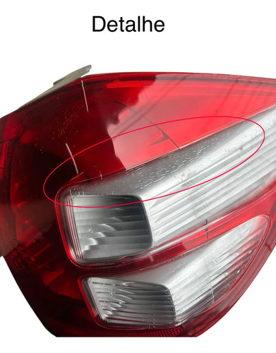 Lanterna Honda Fit 2009 A 2012 Traseira Direita Direito/passageiro Vermelho - Imagem 6