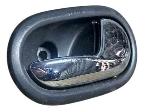 Maçaneta Interna Renault Logan Sandero 2015 A 2018 Lado Dir Cinza Dianteira/traseira - Imagem 3