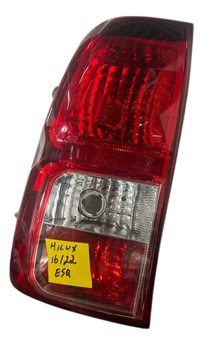 Lanterna Traseira Toyota Hilux 2016 A 2024 Lado Esquerdo Es Esquerdo/motorista Vermelho - Imagem 5