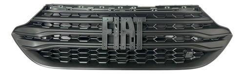 Grade De Parachoque Fiat Strada 2021 A 2023 Preto Brilhante Preto Brilhante - Imagem 4
