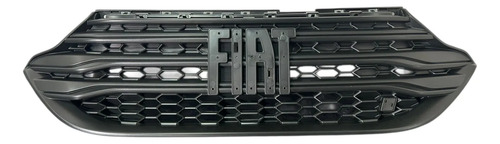 Grade De Parachoque Fiat Strada 2021 A 2023 Preto Brilhante Preto Brilhante - Imagem 6