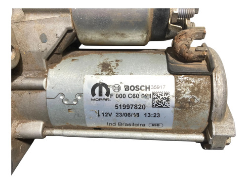 Motor Arranque Fiat Strada Palio Uno Fiorino - Imagem 7
