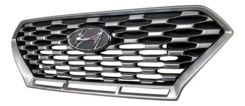 Grade Superior Frontal Hyundai Creta 2022 A 2024 Preto Fosco Preto Fosco - Imagem 2