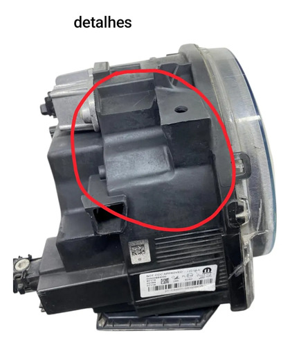 Farol Direito Jeep Renegade 2020 2021 2022 Led Original - Imagem 2