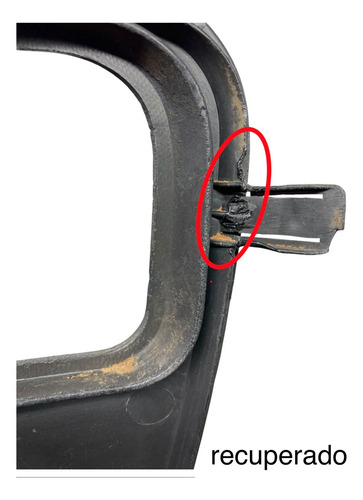 Moldura Farol Milha Esquerdo Lifan X60 2012 2016 Original Preto Esquerdo - Imagem 3