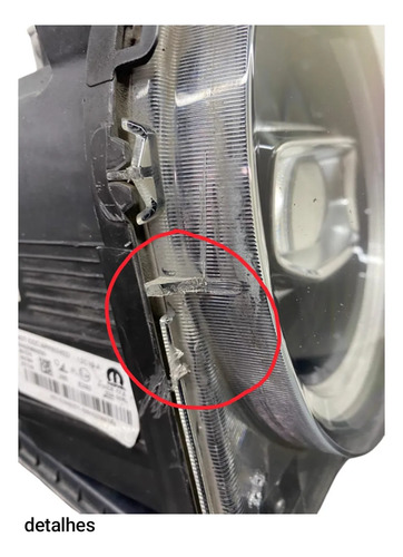 Farol Direito Jeep Renegade 2020 2021 2022 Led Original - Imagem 4