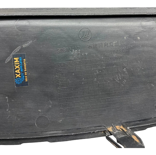 Moldura Farol Milha Esquerdo Lifan X60 2012 2016 Original Preto Esquerdo - Imagem 8