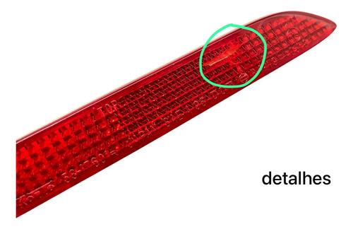 Refletor Olho De Gato Parachoque Toyota Sw4 2012 2014 Ld Vermelho - Imagem 2