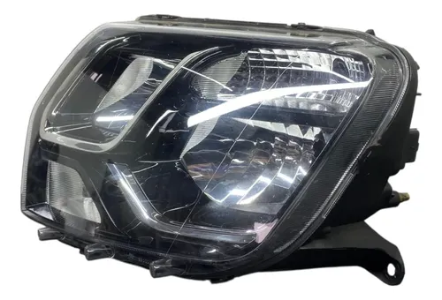 Farol Dianteiro Esquerdo Duster 2016 2018 Mascara Negra Esquerdo/motorista - Imagem 2