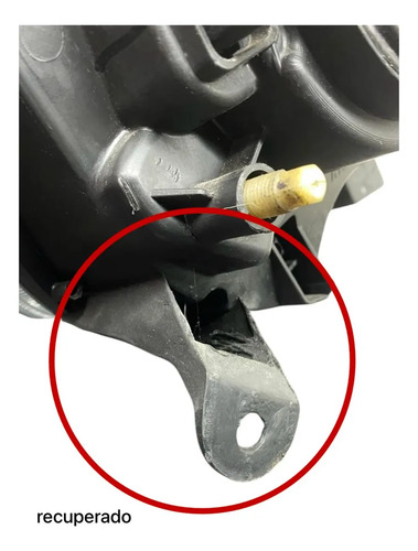 Farol Dianteiro Esquerdo Duster 2016 2018 Mascara Negra Esquerdo/motorista - Imagem 8