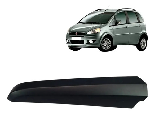 Moldura Rack Teto Dianteiro Esq Fiat Idea 100170033 Original Preto