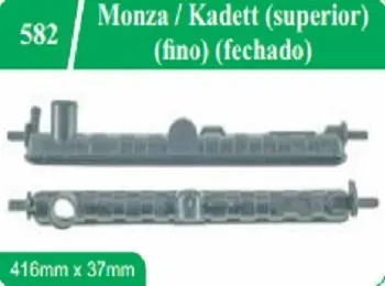 Caixa Radiador Monza E Kadet Superior Fino Fechado