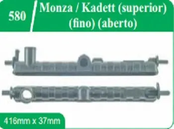  Caixa Radiador Monza E Kadet Superior Fino Aberto 