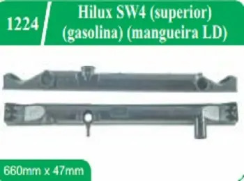 Caixa Radiador Hilux Sw4 Sup Gasolina Mangueira Lado Direito