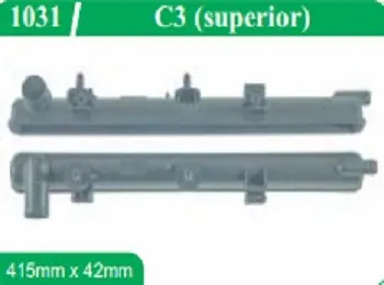 Caixa Radiador Citroen C3 Superior