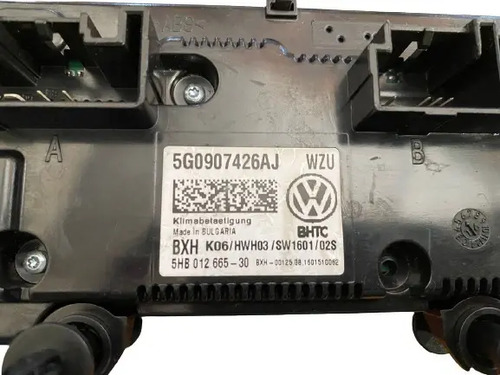 Comando Do Ar Condicionado Vw Golf G7 Passat B8 5g0907426aj - Imagem 5